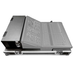 ProX XS-MIDM32RDHW Console Flight Case w Doghouse & Wheels for Midas M32R Mix…