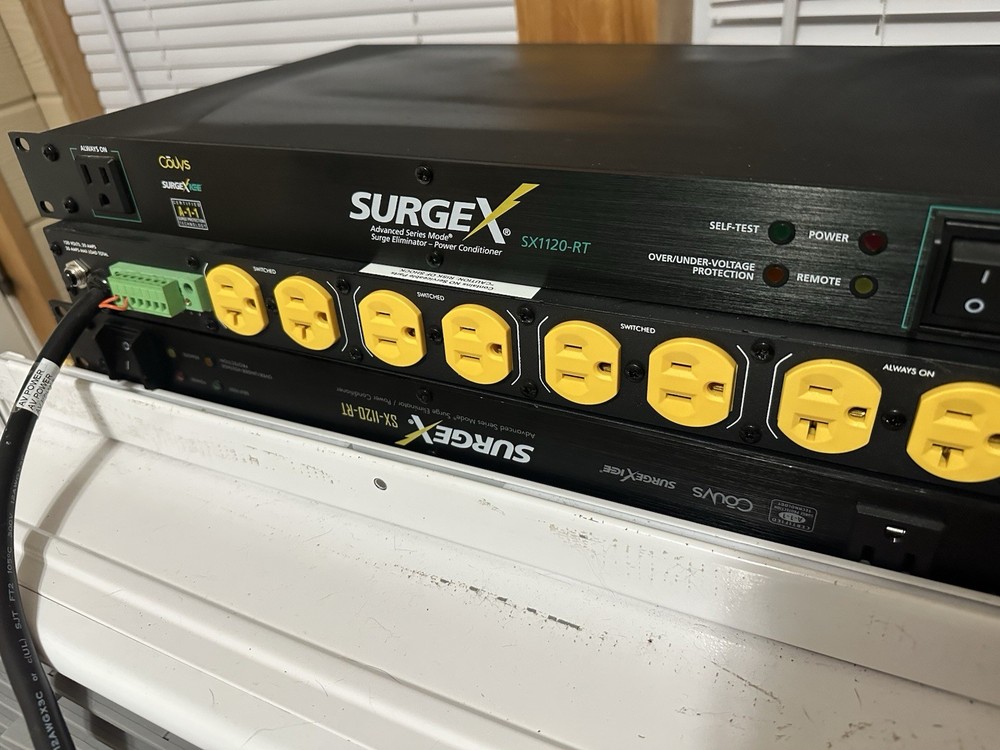 SurgeX SX1120-RT Rack Mount Power Conditioner 120V 20A Surge Protection