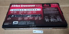 234XS 2/3Way Crossover Stereo Electronic 4-Way Mono Audio Device Crossover DBX !