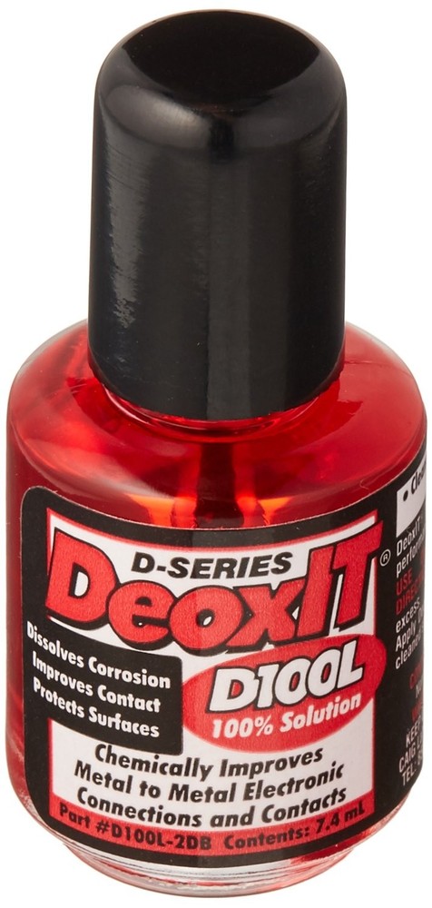 DeoxIT D100L Brush Applicator 7.4mL – Contact Cleaner for Electronics