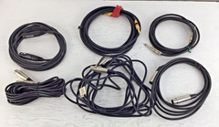 Lot Of 6 Microphone Audio Cables 1 Monster Cable 1 Whirlwind 4 Unbranded