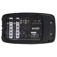 Gemini DJ ES-210MX-BLU PA System with Heavy Duty Tripod Stands