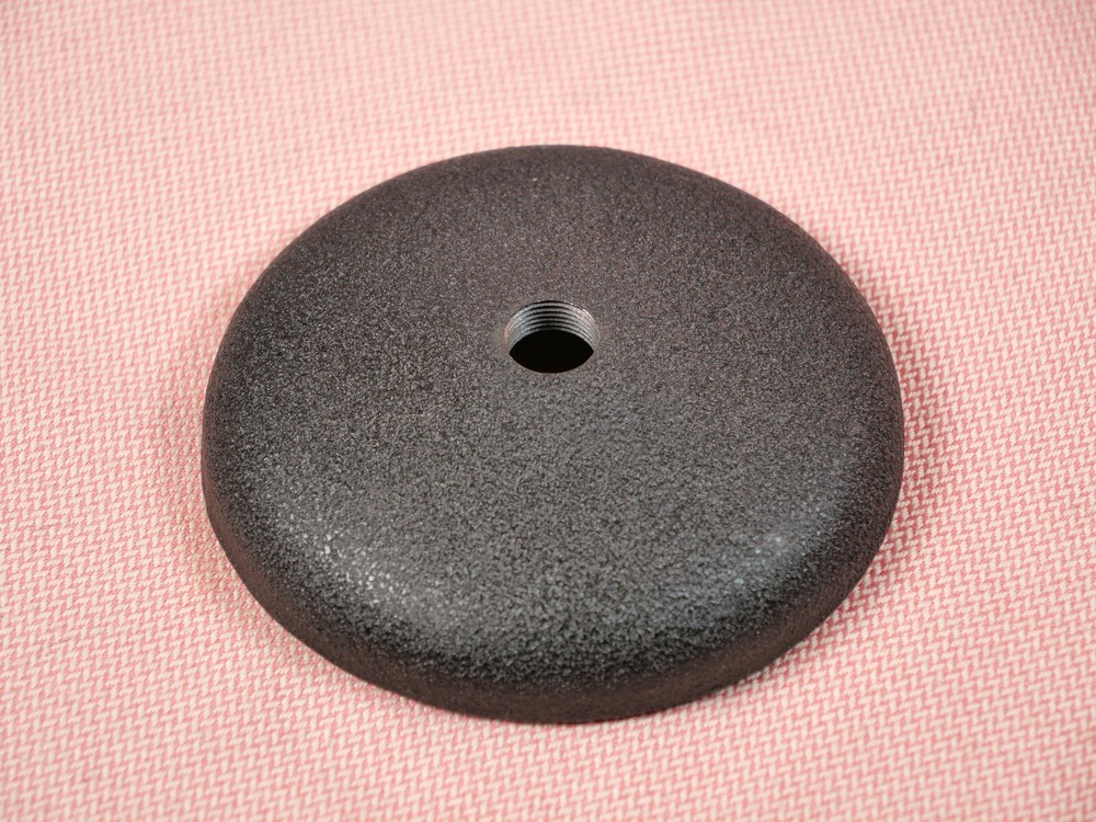 Desktop Threaded Cast Iron Microphone Stand 6 Inch Wide Base