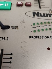 NUMARK CD MIX-1 Professional Dual CD Mixing Console Used tested no power adapter