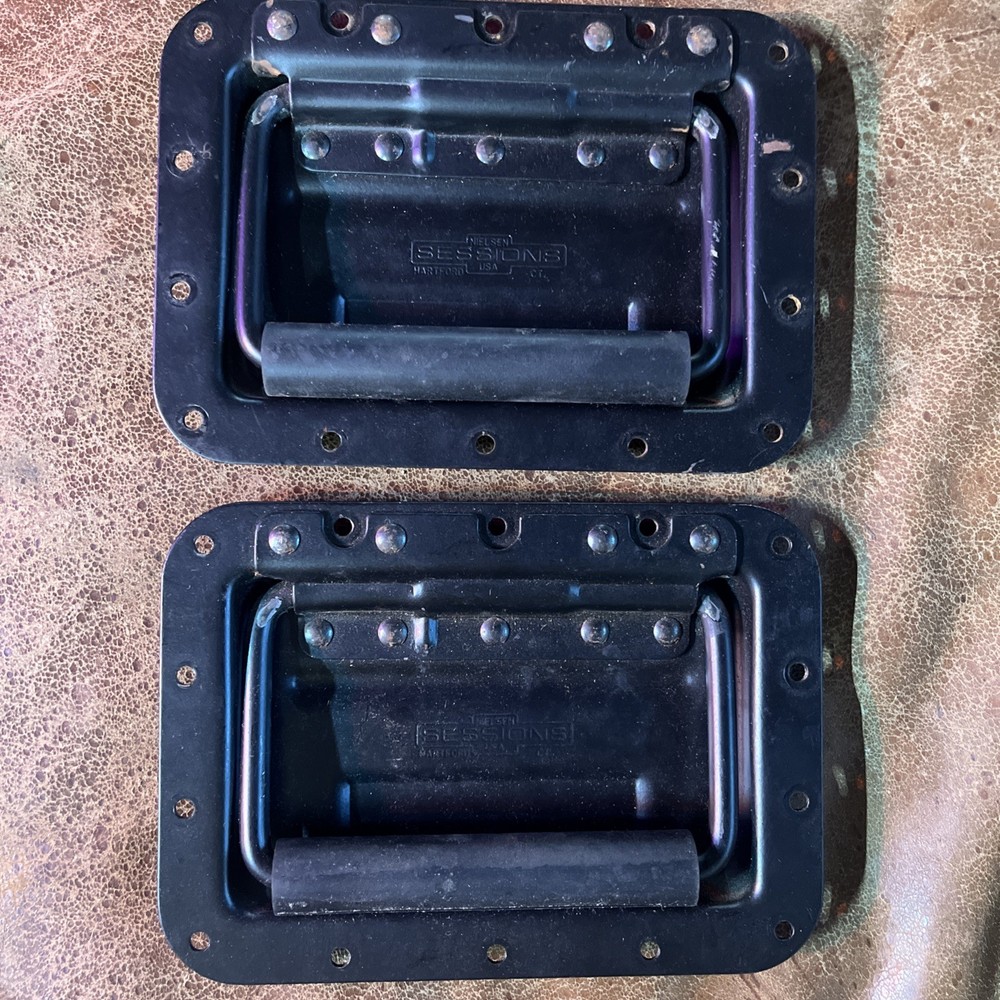 Pair Sessions USA JBL Speaker Box Handles Black W/ Rubber