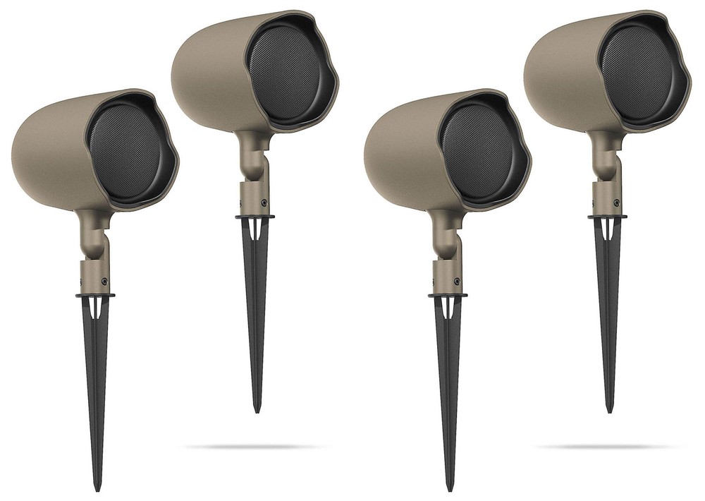 (4) JBL GSF3-TN 3″ Landscape Ground Stake or Wall Mount 70v Commercial Speaker