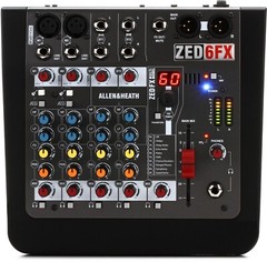 Allen & Heath ZED-6FX 4-channel Mixer with Effects (MINT)