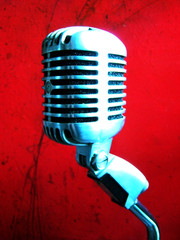Vintage 1960’s Shure 55S dynamic cardioid microphone w Ampex stand 55 DISPLAY