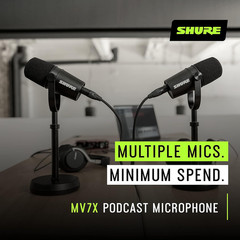 MV7X XLR Dynamic Microphone – Voice-Isolating Cardioid Mic for Podcasting, Vocal