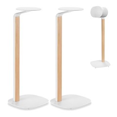 Universal Wood & Metal Speaker Stands Pair – Universal Speaker Stand White
