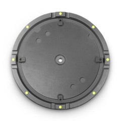 Gravity SSP WB SET 1 Loudspeaker Stand with Base and Cast Iron Weight Plate BLK