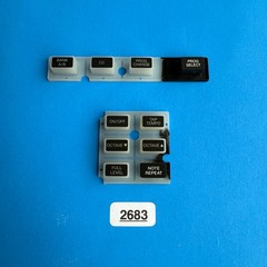 AKAI MPK Mini MK2 MIDI Keyboard Part: ON/OFF TAP PROG BANK Push Button Set