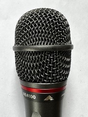 Audio-Technica AE4100 Wired Handheld/Stand-Held Microphone w/ Case Black