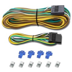 29Ft 4 Pin Trailer Wiring Harness Kit – 25FT 5-Wire Male & 4FT 4-Wire 29FT