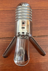 Samson Chrome Meteor Condenser Wired USB Microphone Works