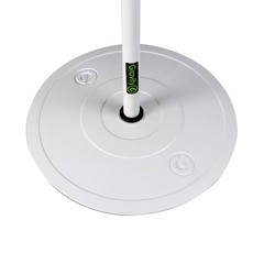 Gravity GMS23W DJ Pro Audio Microphone Stand with Round Base in White