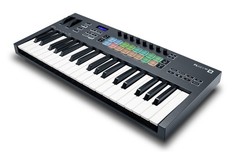 Novation FLkey 37 Key MIDI Keyboard Controller for FL Studio+Dual Shelf Stand