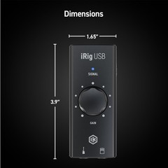 Guitar Audio Interface – 24-bit 48 kHz Studio Recording