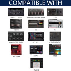Musiin Drum Controller Stand for NI Maschine MK3, Ableton Push 3, Akai MPC One+,