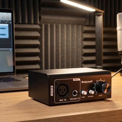 2026 Upgraded RO03 Mic Preamp, 120db EIN Ultral Low Noise Booster, for Dynami…