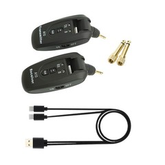 Guitar Wireless Transmitter & Receiver System 100ft 5H Battery 24Bit 48KHz
