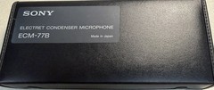 Sony ECM-77B Electret Condenser Lavalier Mic Mini Omnidirectional. 3 Pin Read!