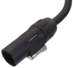14AWG Stage Lighting Fixture Male to Female True1 PowerCon Power Cable