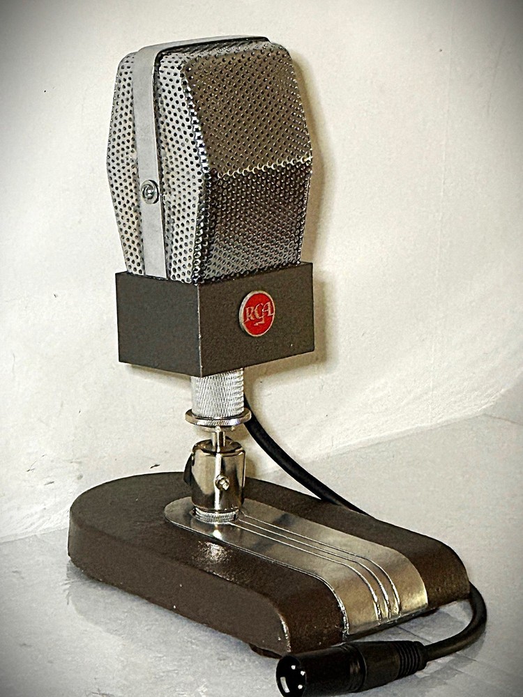 Gorgeous „RCA 74B Clone“ Ribbon Microphone w/RCA style stand, PRO sound (HEAR!)