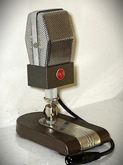 Gorgeous „RCA 74B Clone“ Ribbon Microphone w/RCA style stand, PRO sound (HEAR!)
