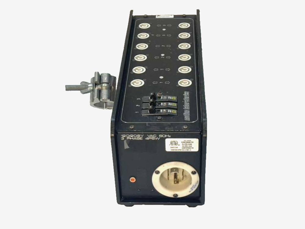 Motion lab Power distro Box L21-30 12 x 20a PowerCon (3)20a /Breakers #2353.THS