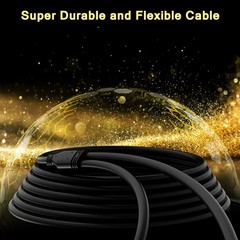 XLR Splitter Y-XLR Cable 40 FT, Gold-Plated 3-Pin XLR Male to Dual Female Pat…