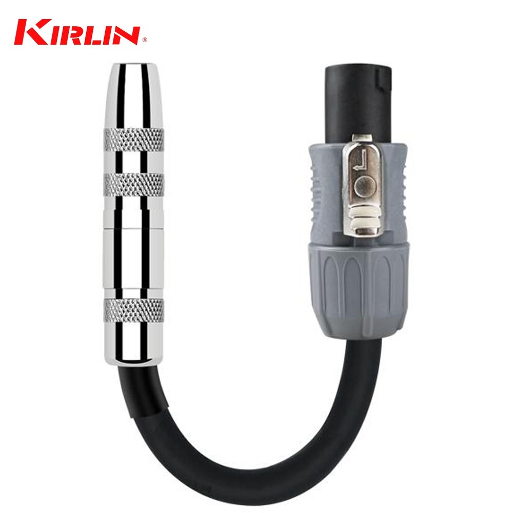 Kirlin 6-Inch 1/4″ Female to K4CF Neutrik SpeakOn Audio Speaker Adapter SBC-165