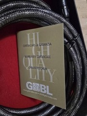 G&BL Luxury 2.0m Shielded XLR Female to XLR Male Cable Made in Italy OriginalBox