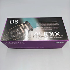 Audix D6 Professional Dynamic Kick Drum Microphone for Stage Studio