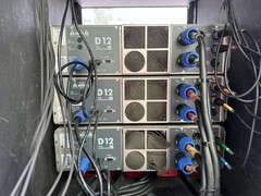 D&B Audiotechnik Amp Rack Package With (3) D12 , Distro, Cables #1008/1054 THS