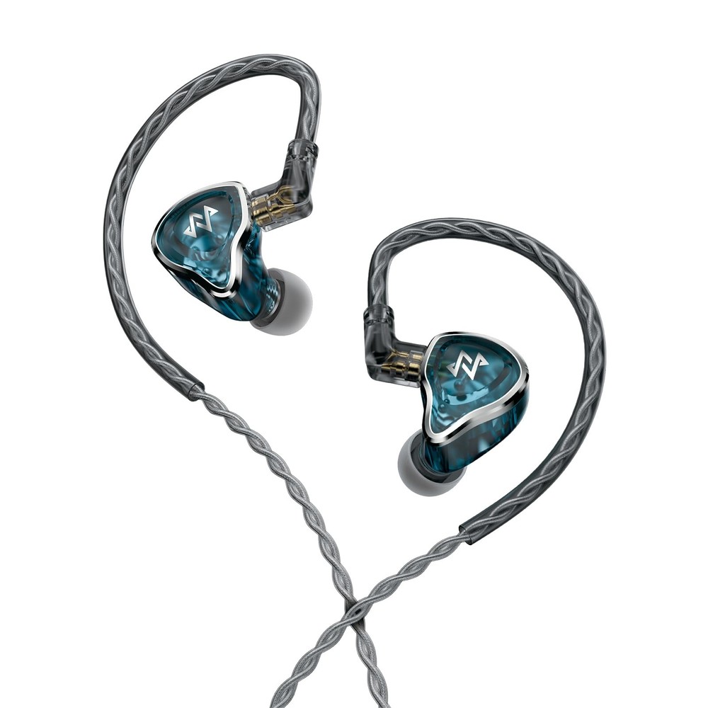 NFACOUS NM20 in Ear Monitor Earphones Wired Earbuds – Stage Use Studio Blue