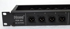 Hosa PDR-369 12 channel Mic In Panel XLR Balanced Reversible Patchbay Rackmount