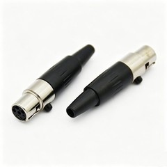 2Pcs TA5F 5 Pin Mini XLR Female Audio Connector Mic Adapter Tini Q-G