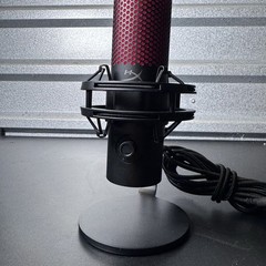 HyperX Quadcast 2 Microphone Black Red W/Removable Shock Mount