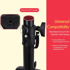 Universal Speaker Stand Mount Holder Heavy Duty Tripod W/ Adjustable Height