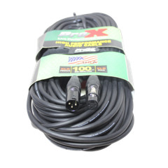 Pro X 100 Ft. Balanced XLR-F to XLR-M High Performance Audio Cable