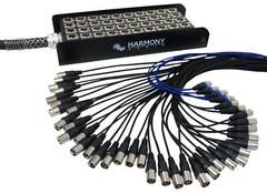Harmony Audio HA-SB40100 XLR Snake Cable 40 Channel 100 Feet (36 Send 4 Returns)