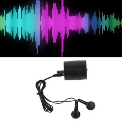 Compact Through Wall Sound Listening Device with Built-in Battery and Data Cable