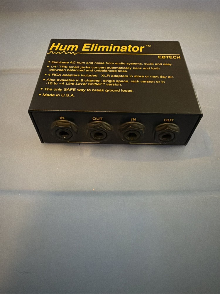 EBTECH HUM ELIMINATOR 2 CHANNEL (NYG104)
