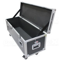 PROX ATA Road Case Utility DJ Trunk w/ Wheels & Foam Lined For Stands /More SALE
