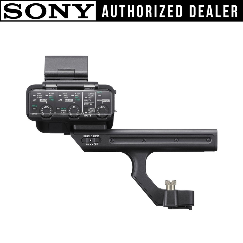 Sony XLR Handle Unit (XLR-H1) with a variety of inputs (XLR, TRS, 3.5mm)