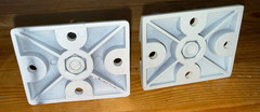 Pair Of JBL 179-00002-00 179-00002-01 Ball Mounts for Control 25 and 28 Speakers