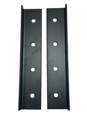 2 (One Pair) 4U / 4 SPACE Rack Rails 7″ Lg Tapped 10/32″ for Amplifier Rack