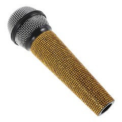 Children’s Performance Microphone Rhinestone Toy Retro Prop Model Costume