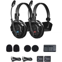 SYNCO XTalk X2 Full-Duplex AEC Wireless Intercom Headset System Random Master